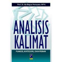 Image of Analisis Kalimat: Fungsi, Kategori, dan Peran
